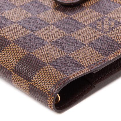 Louis Vuitton Damier Ebene Small Ring Agenda Cover 6 of 7