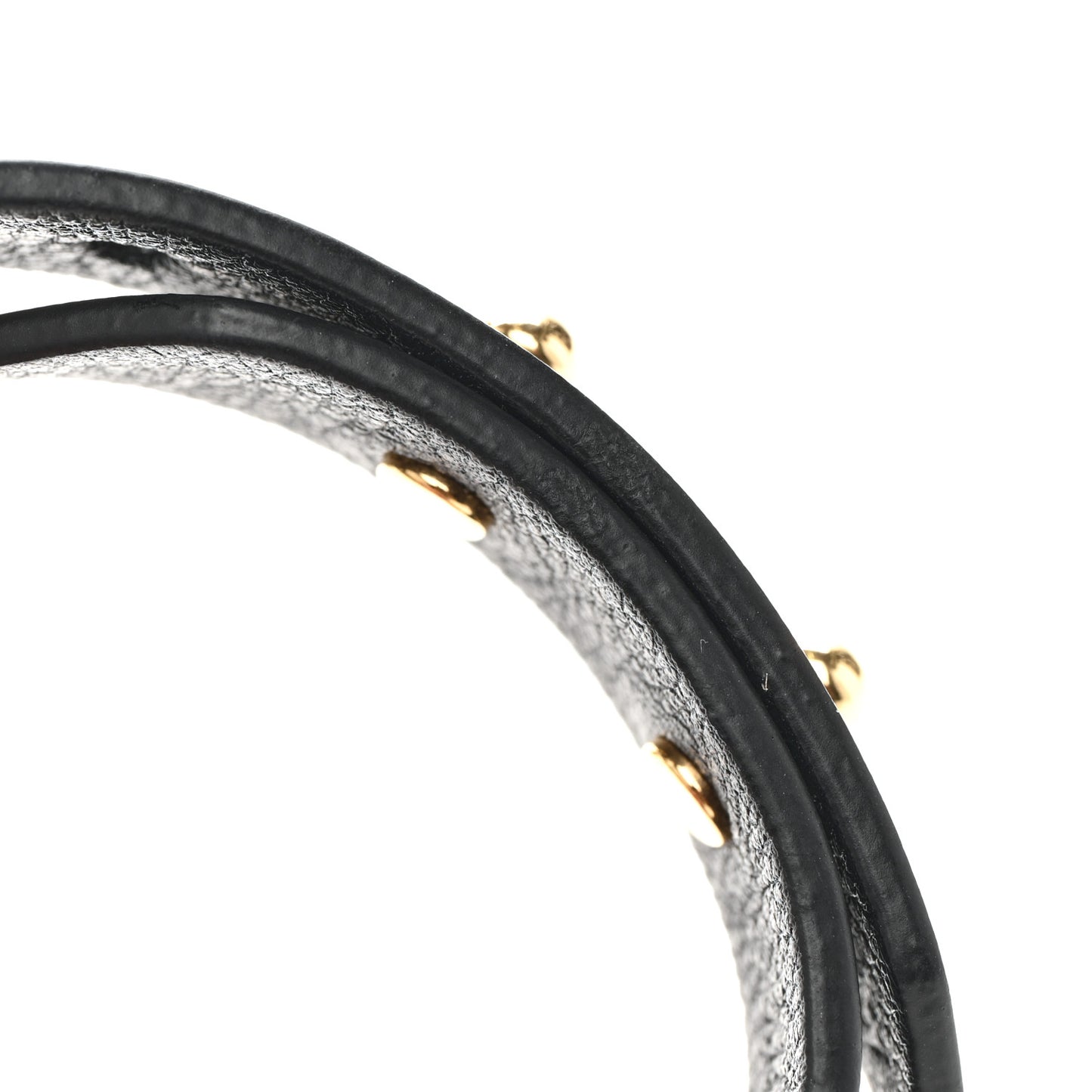 Calfskin Twist Bracelet 17 Black