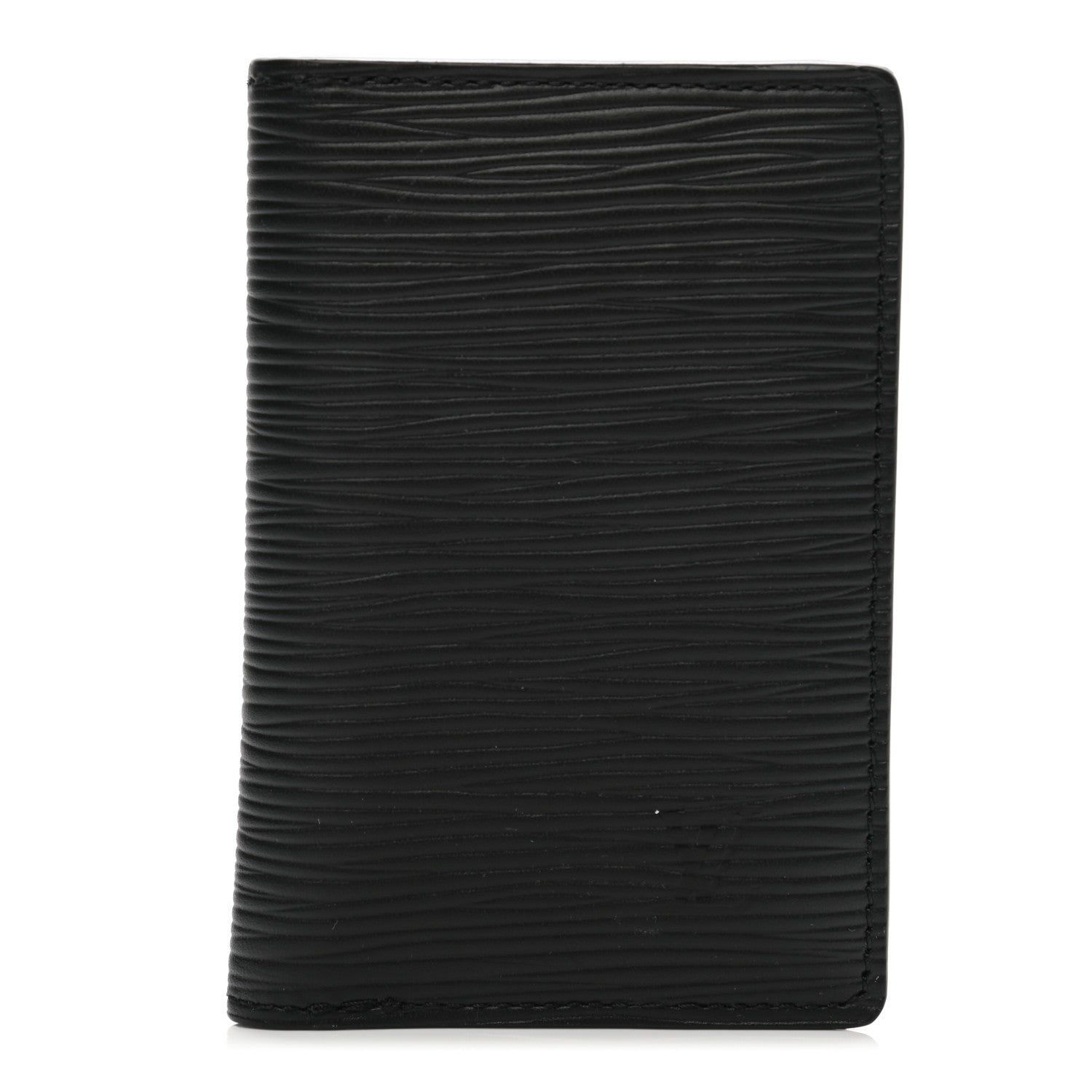 Louis Vuitton Epi Monogram Eclipse Pocket Organizer Black Blue 1 of 8