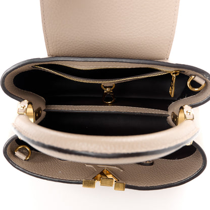 Louis Vuitton Taurillon Capucines BB Galet 5 of 13