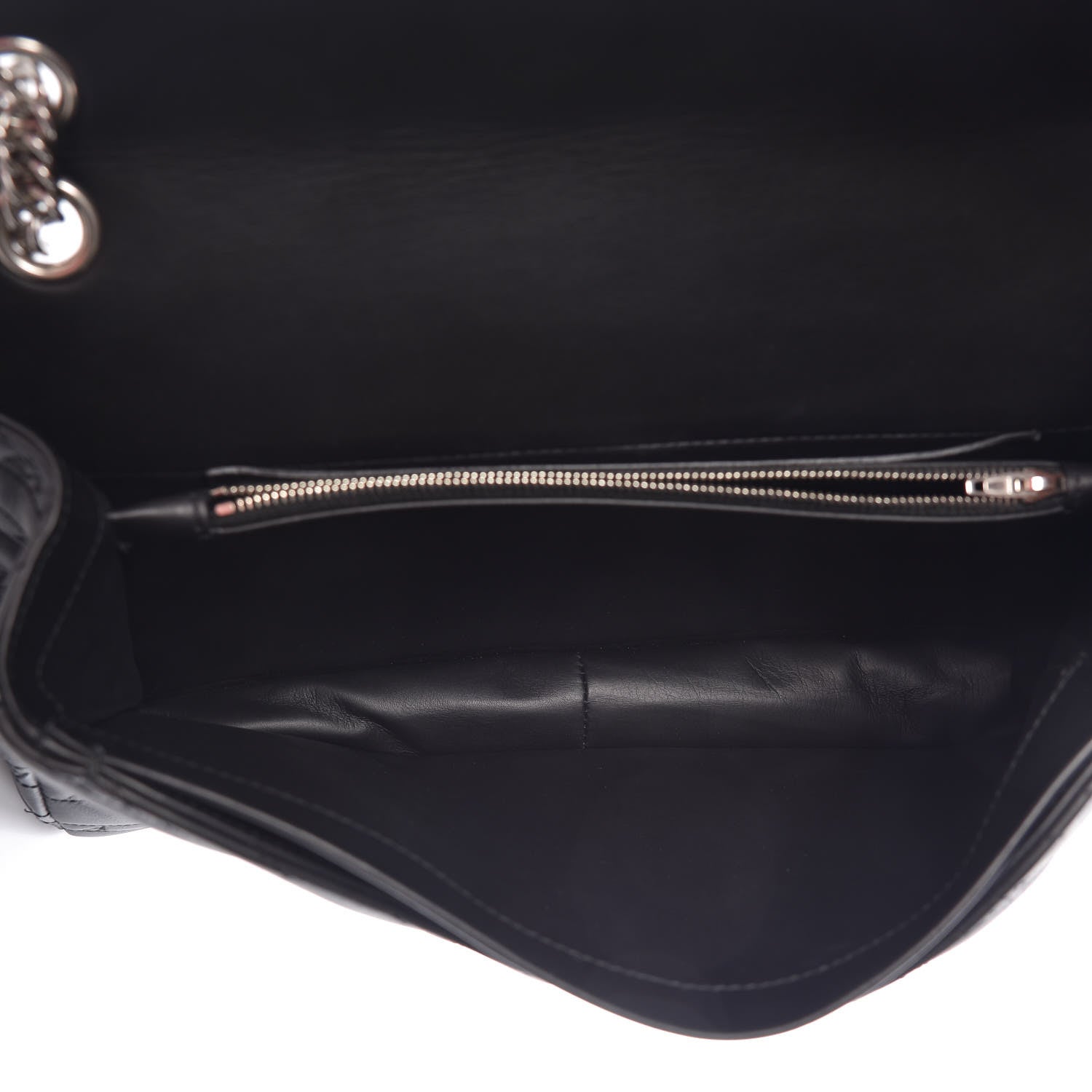 Balenciaga Calfskin Logo Matelasse Large BB Flap Chain Shoulder Bag Black 7 of 11