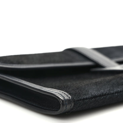 Hermes Pony Hair Swift Jige Elan 29 Clutch Black 7 of 11