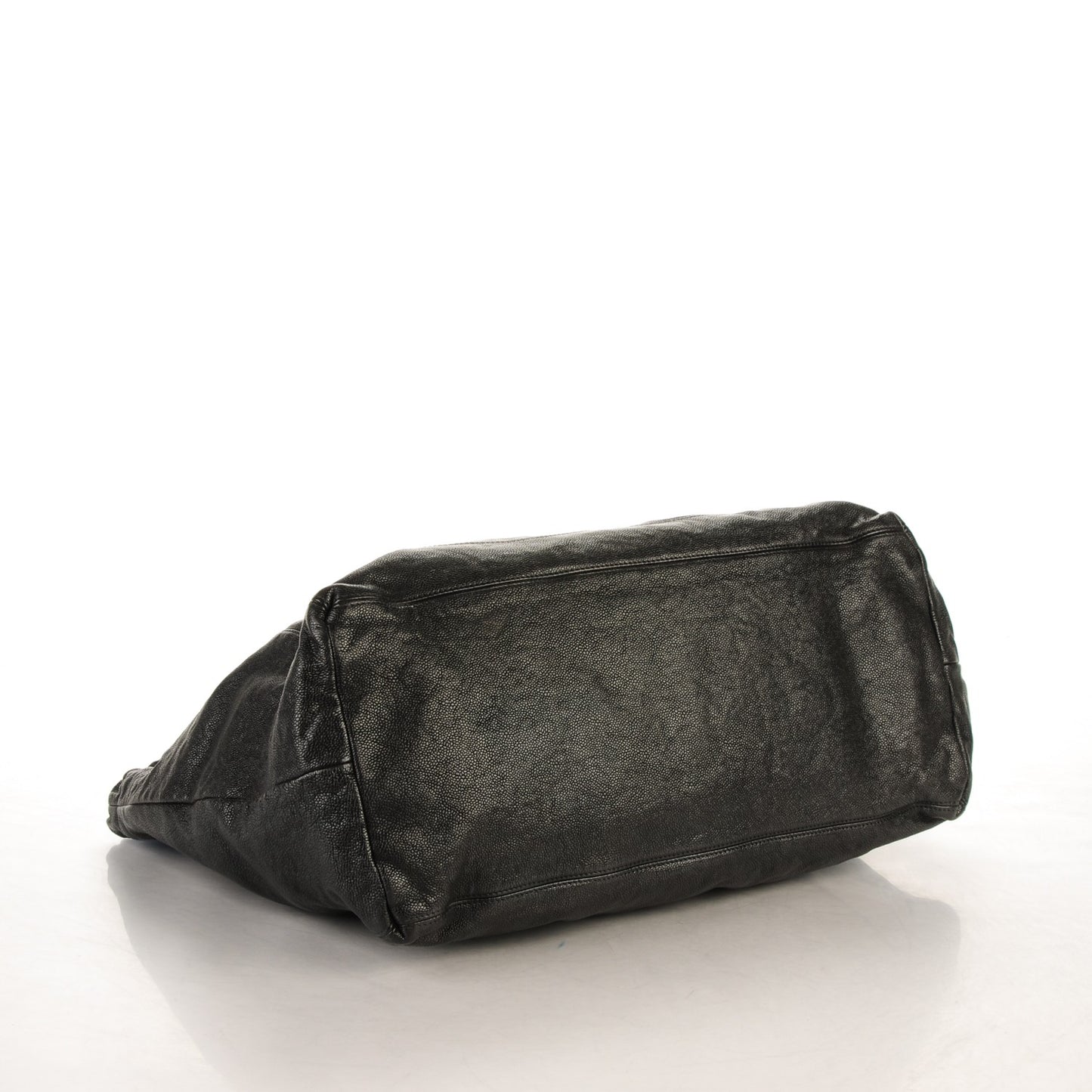 Distressed Caviar XL Coco Cabas Black