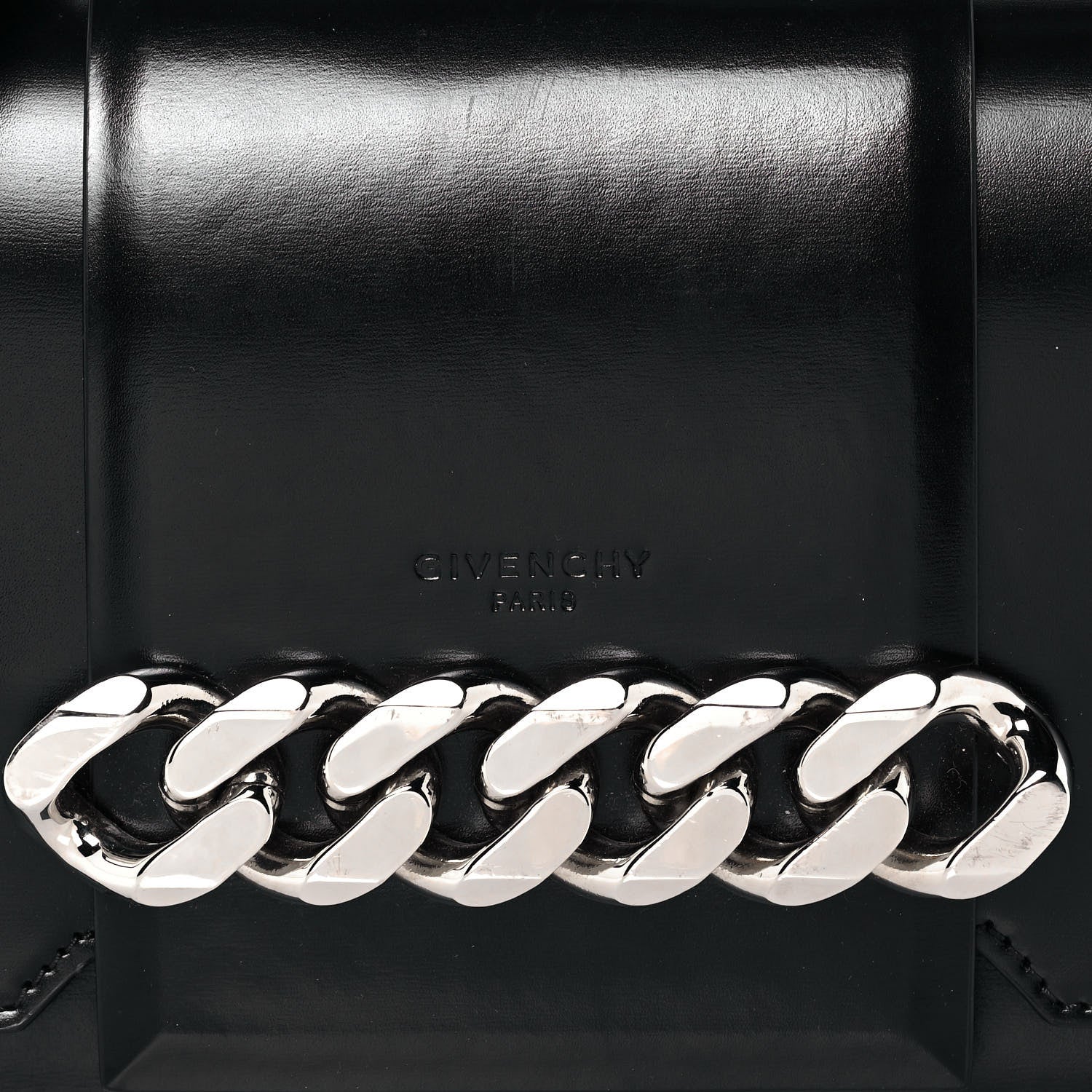 Givenchy Calfskin Infinity Flap Bag Black 5 of 13