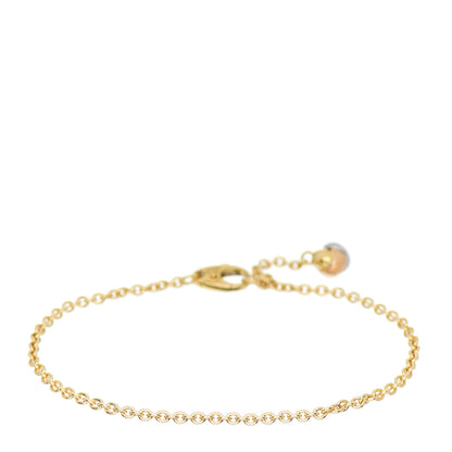 Cartier 18K Yellow White Pink Gold Trinity Ball Bracelet 1 of 4