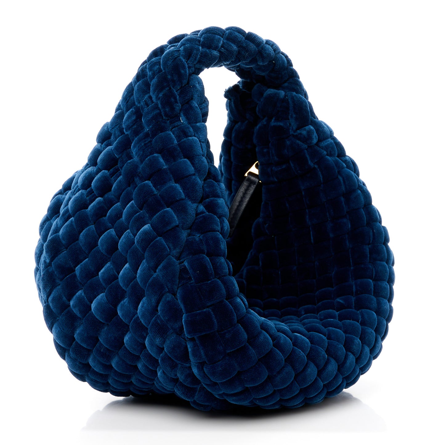 Velvet Intreccio Padded Mini Jodie Blue