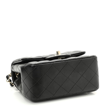 Chanel Lambskin Quilted Mini Square Flap Black 4 of 10