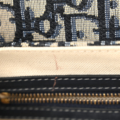 Christian Dior Oblique Saddle Bag Blue 11 of 11