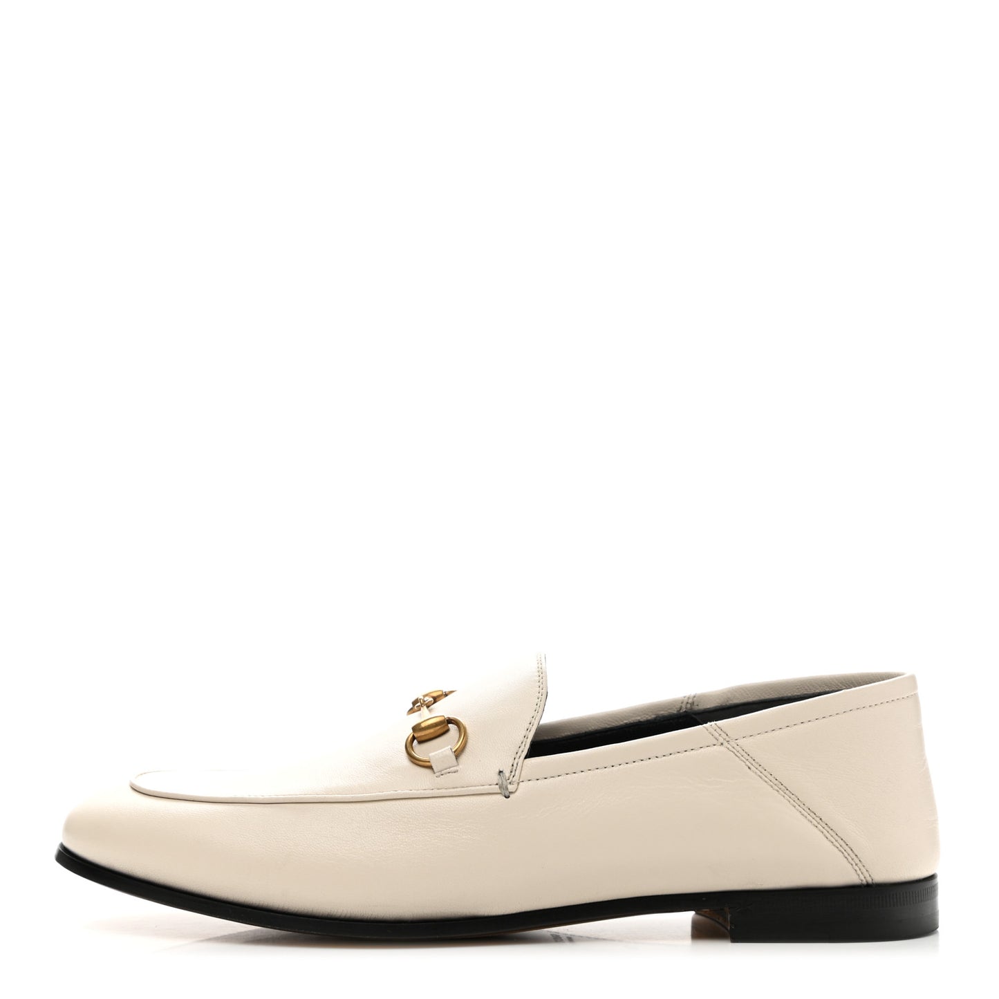 Lambskin Womens Brixton Horsebit Loafers 39 Mystic White