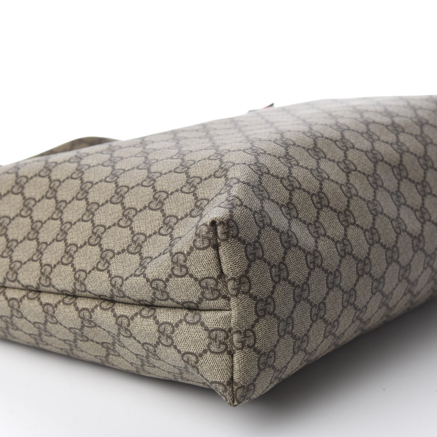 GG Plus Monogram Medium Signature Web Loop Tote Brown