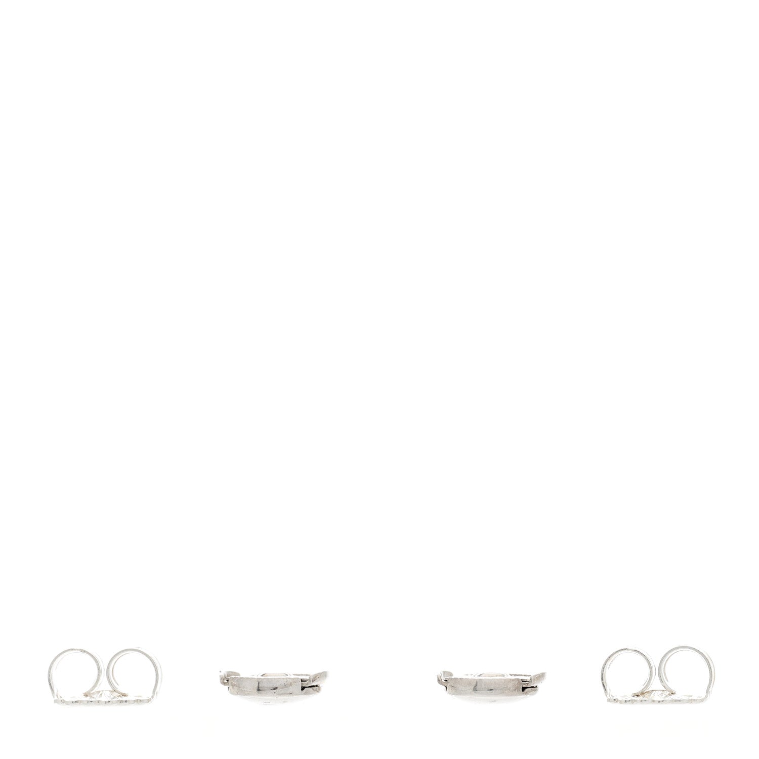 Hermes Sterling Silver Farandole Drop Earrings 4 of 5