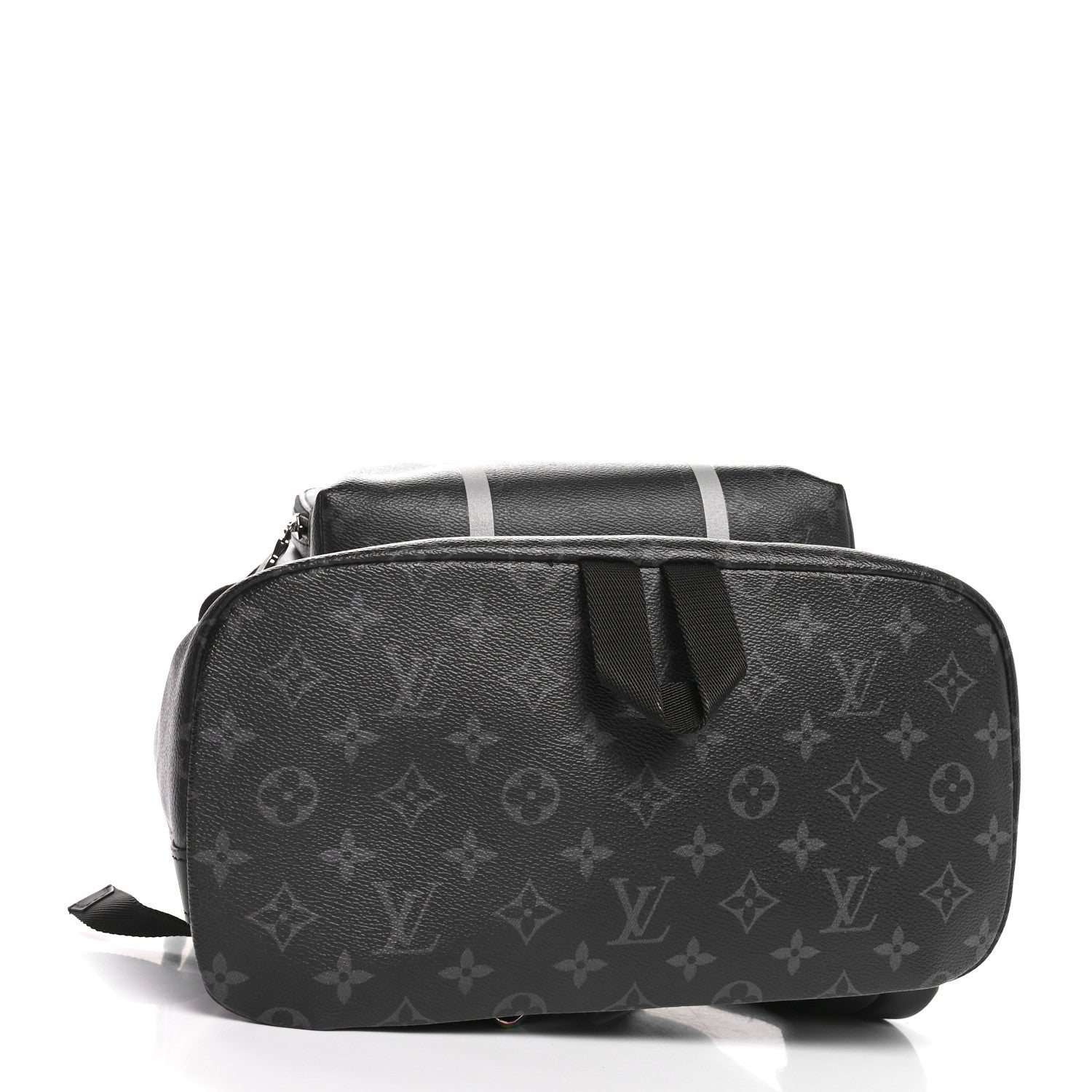 Louis Vuitton ブラック バケットバッグ LOUIS VUITTON Sac Plat Monogram Eclipse Tote Shoulder Bag Black