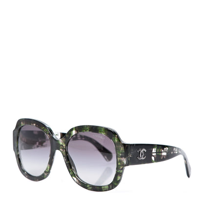 Chanel CC Sunglasses 5373 Green Multicolor 1 of 9