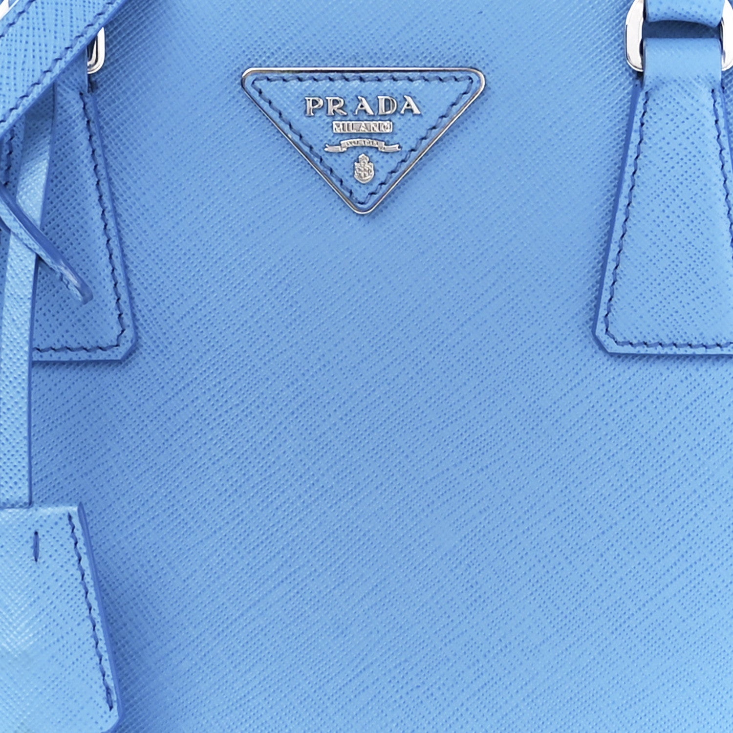 Prada Saffiano Small Galleria Double Zip Tote Mare 9 of 12