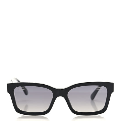 Chanel Acetate Square Sunglasses 5417 Black 2 of 7