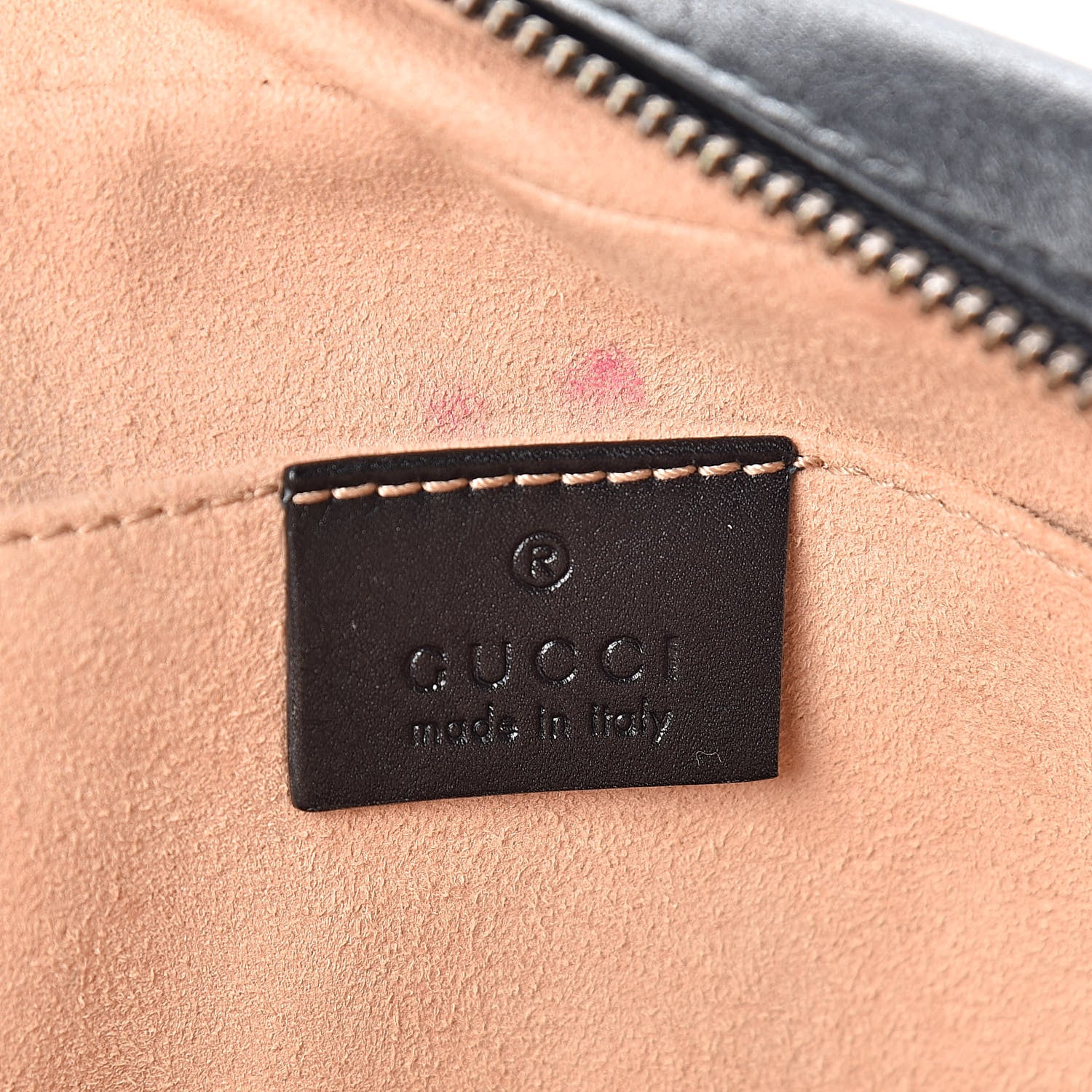 Gucci Calfskin Matelasse Studded Small Pearly GG Marmont Chain Shoulder Bag Black 6 of 13