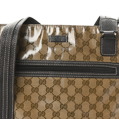 Gucci Crystal Monogram Medium Flat Messenger Bag Dark Brown 8 of 10