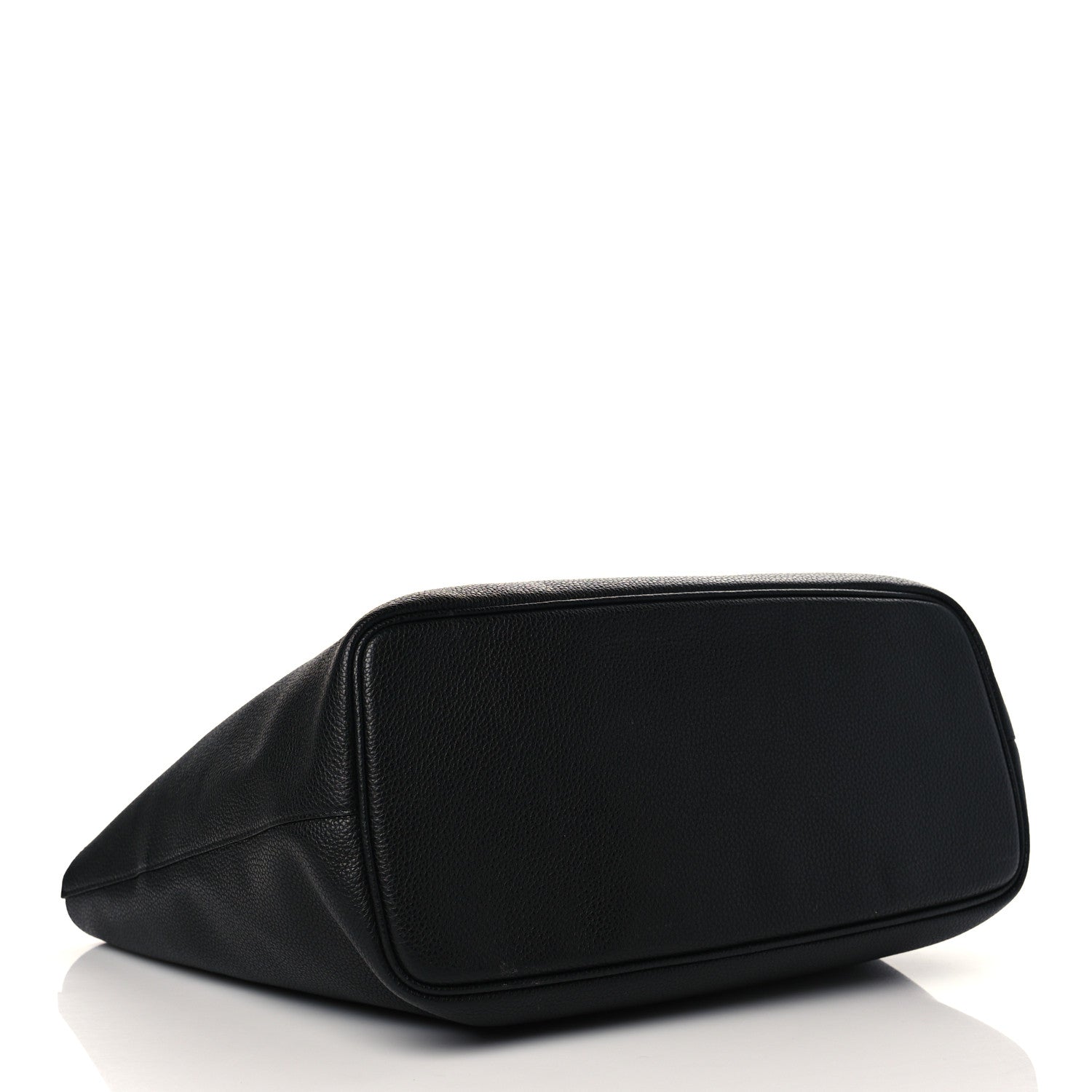 Salvatore Ferragamo Grainy Calfskin Medium Gancini Tote Black 4 of 6