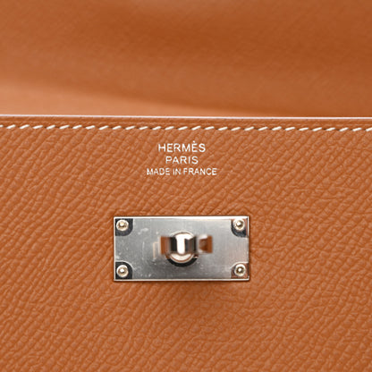 Hermes Epsom Kelly Wallet To Go Gold 6 of 7
