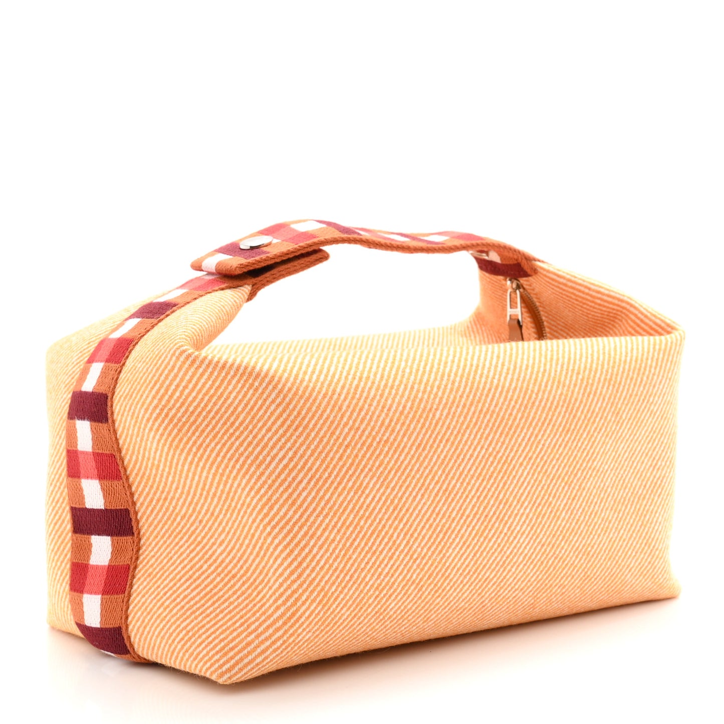 Merino Wool Large Au Carre Bride-A-Brac Pouch Fauve