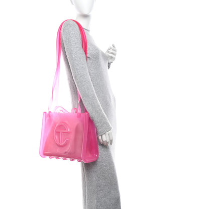 Telfar x MELISSA Jelly Medium Shopping Bag Clear Pink 2 of 12