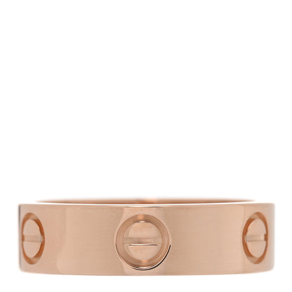 Cartier 18K Pink Gold 5.5mm LOVE Ring 55 7.25 3 of 5
