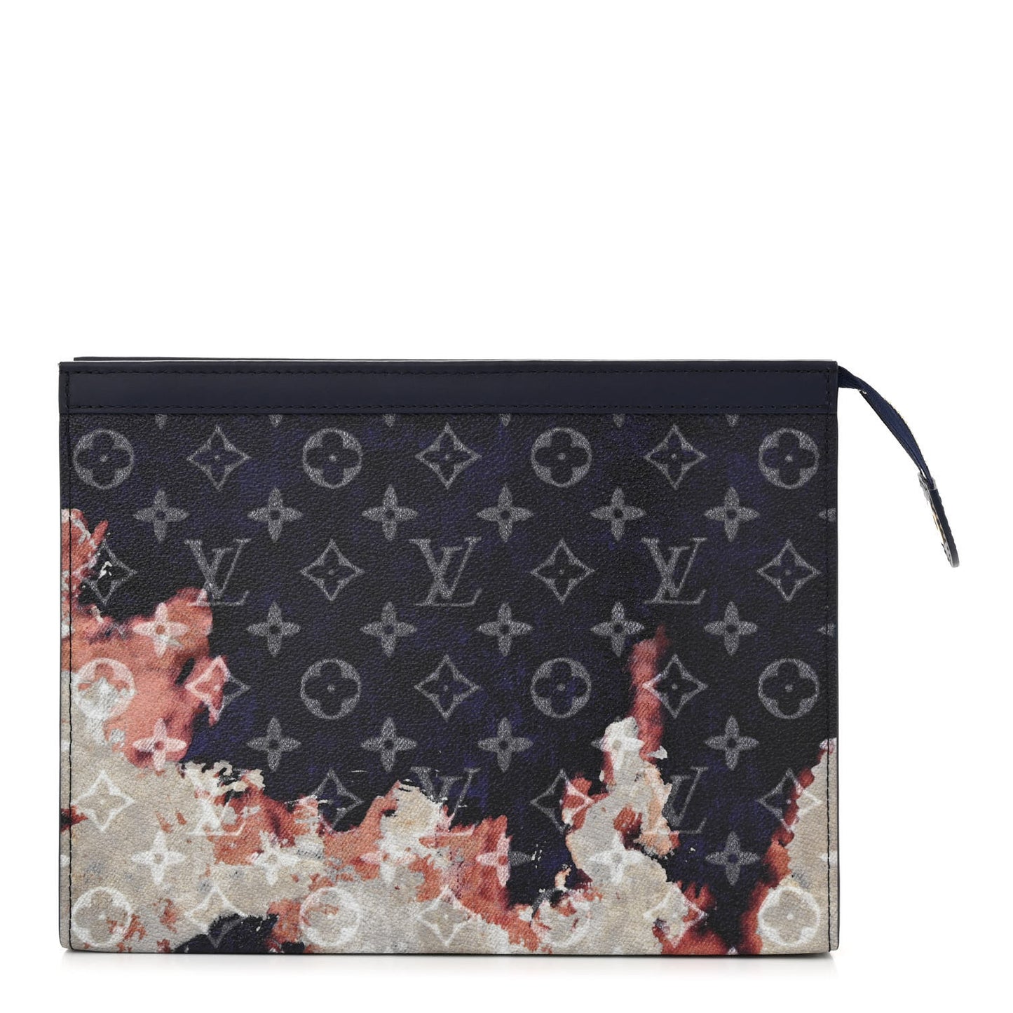 Monogram Bleach Pochette Voyage MM Ink Blue