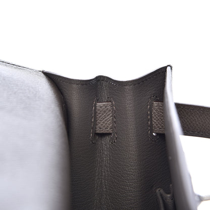 Hermes Epsom Kelly Sellier 28 Etain 14 of 39