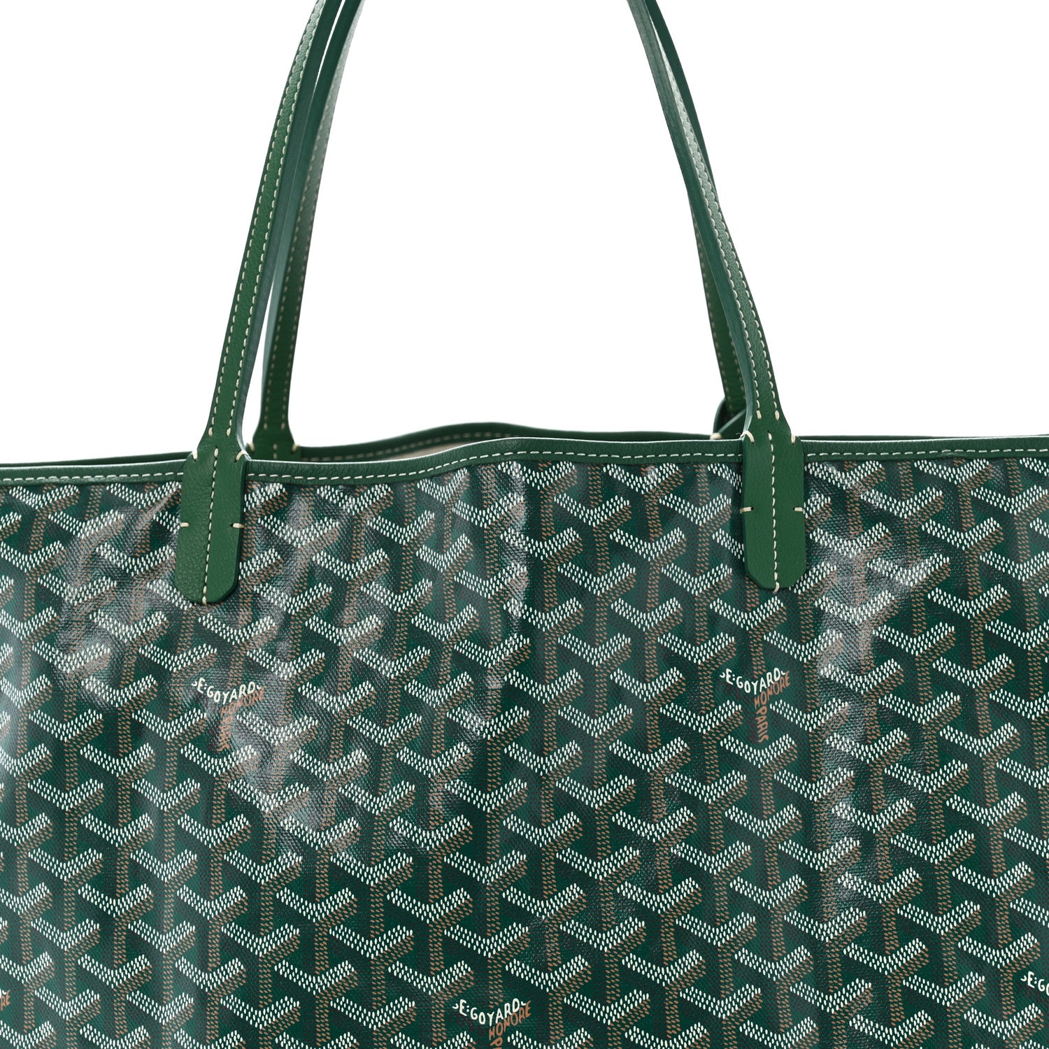 Goyard Goyardine Saint Louis GM Green 9 of 11