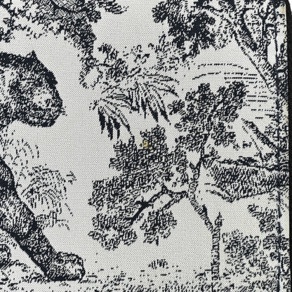Christian Dior Technical Fabric Embroidered Toile De Jouy DiorTravel Multifunction Pouch Blue 11 of 12