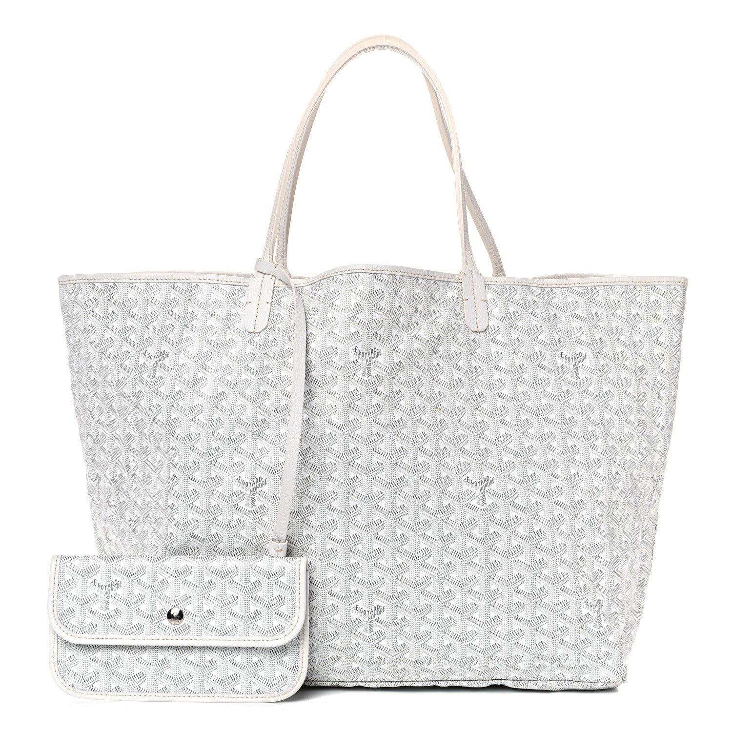 Goyard Goyardine Saint Louis GM White 1 of 12