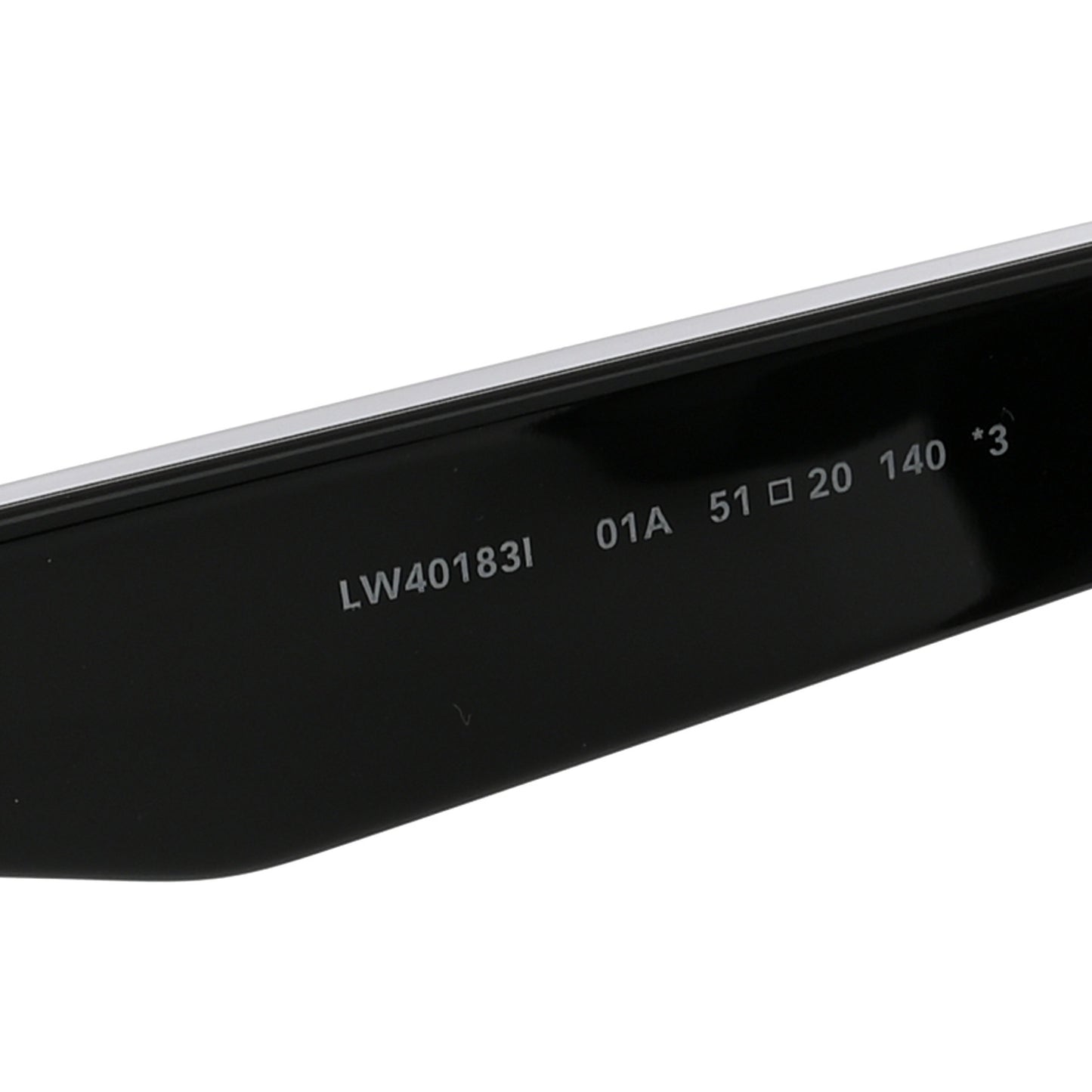 Acetate Mini Anagram Butterfly Sunglasses LW40183I Black