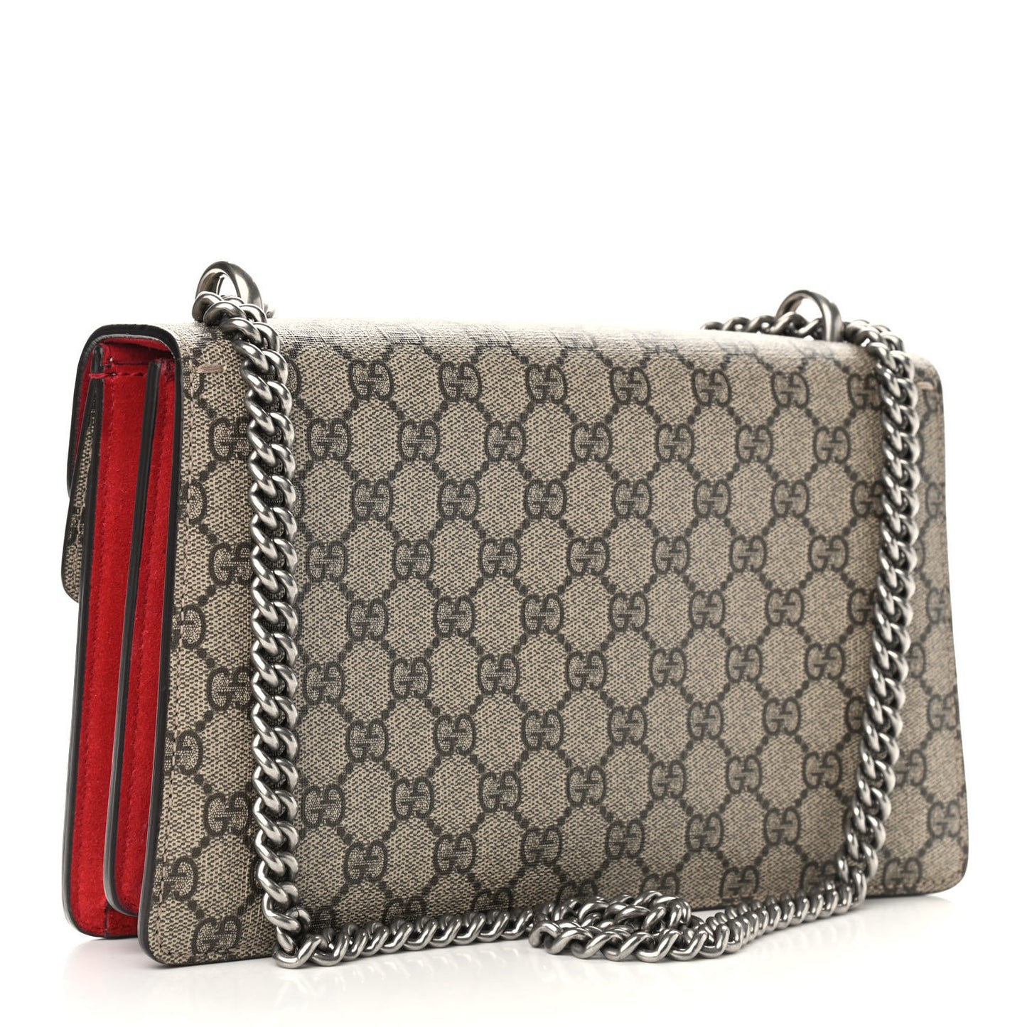 GG Supreme Monogram Small Dionysus Shoulder Bag Red