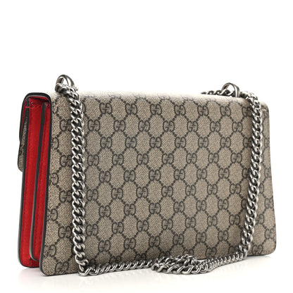 Gucci GG Supreme Monogram Small Dionysus Shoulder Bag Red 3 of 13