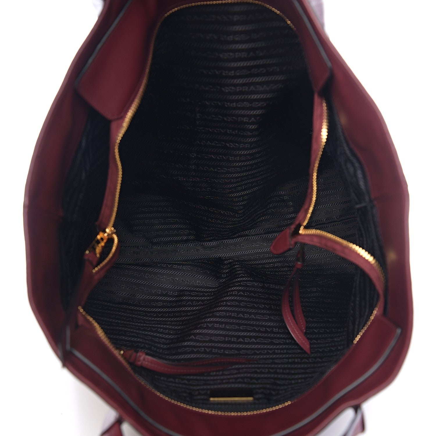 Prada Glace Calfskin City Calfskin Tote Cerise 4 of 8