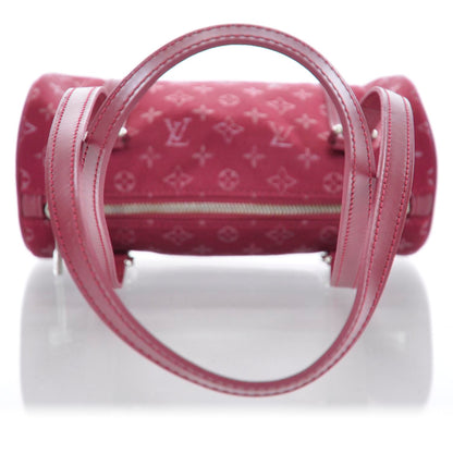 Louis Vuitton Satin Monogram Mini Papillon Red 5 of 9