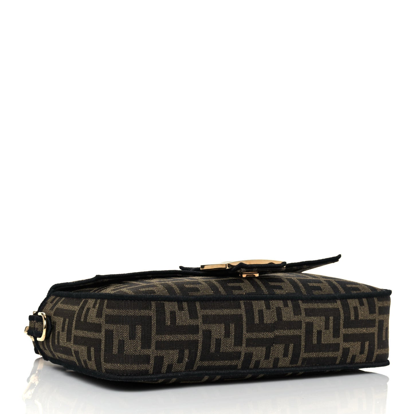 Fabric Jacquard FF 1974 Medium Baguette Tobacco Moro Black