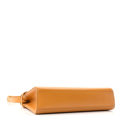 Saint Laurent Smooth Calfskin Manhattan Baguette Tangerine 4 of 10