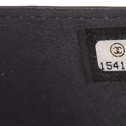 Chanel Calfskin CC Long Wallet Black 8 of 9