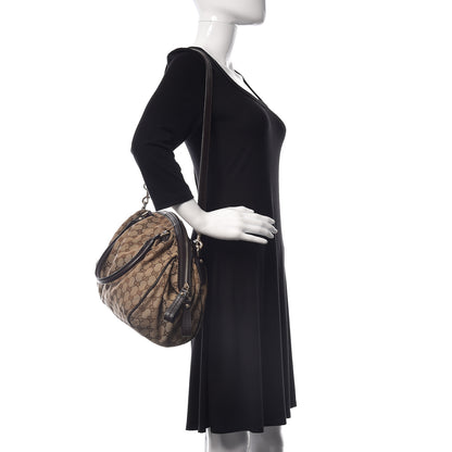 Gucci Monogram Medium Sukey Boston Bag Brown 2 of 20