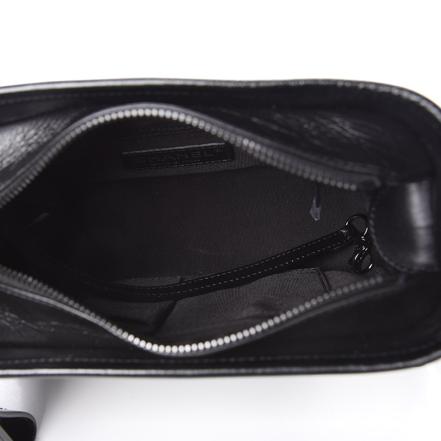 Aged Calfskin Quilted Small Gabrielle Hobo So Black