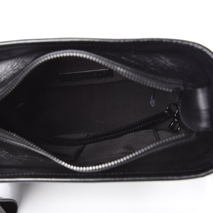 Chanel Aged Calfskin Quilted Small Gabrielle Hobo So Black 5 of 10