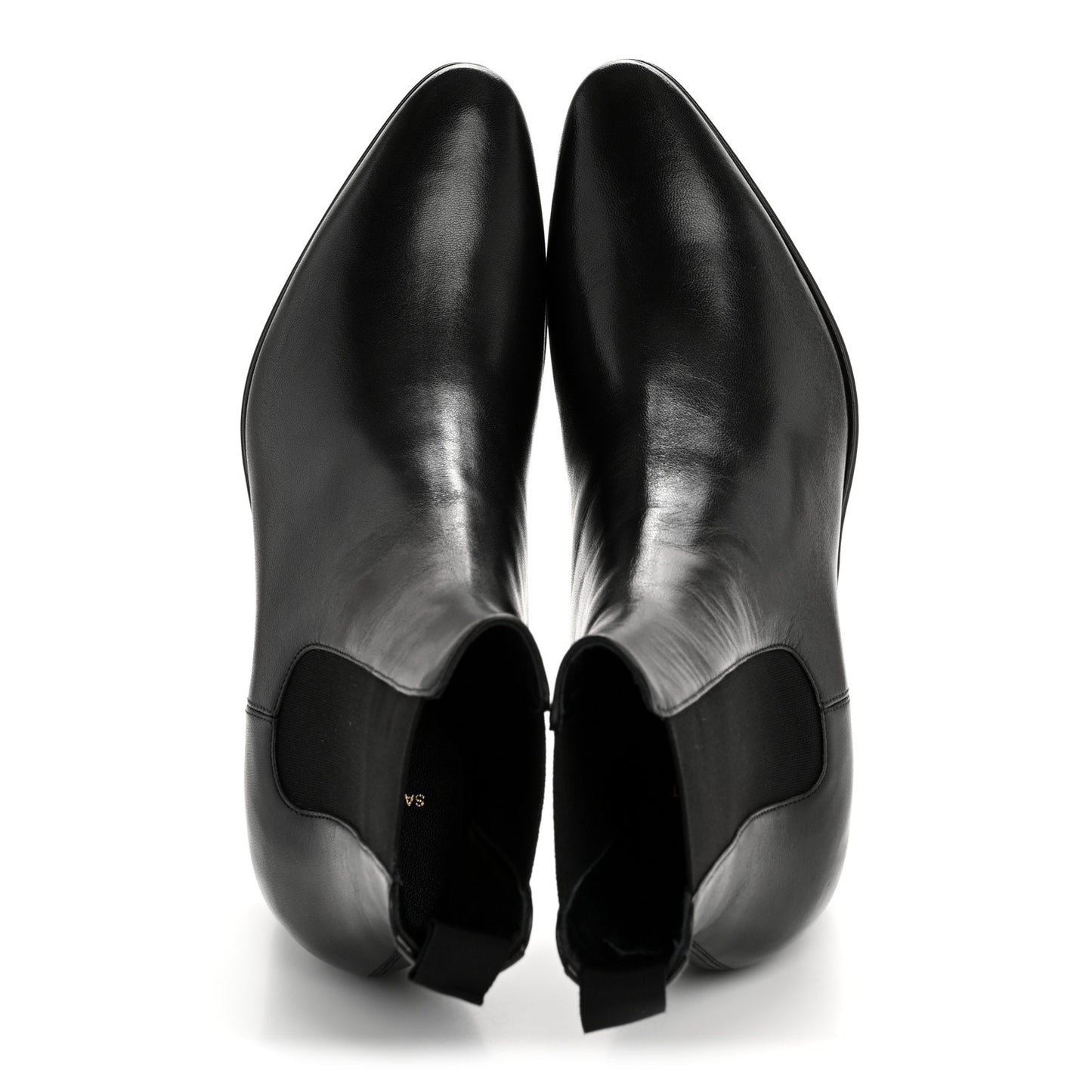 Incrociato Muriel Vassili 60 Ankle Zip Boots 36 Black