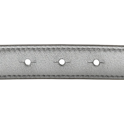 Louis Vuitton Monogram 25mm Tie the Knot LV Belt 90 36 Silver 5 of 7