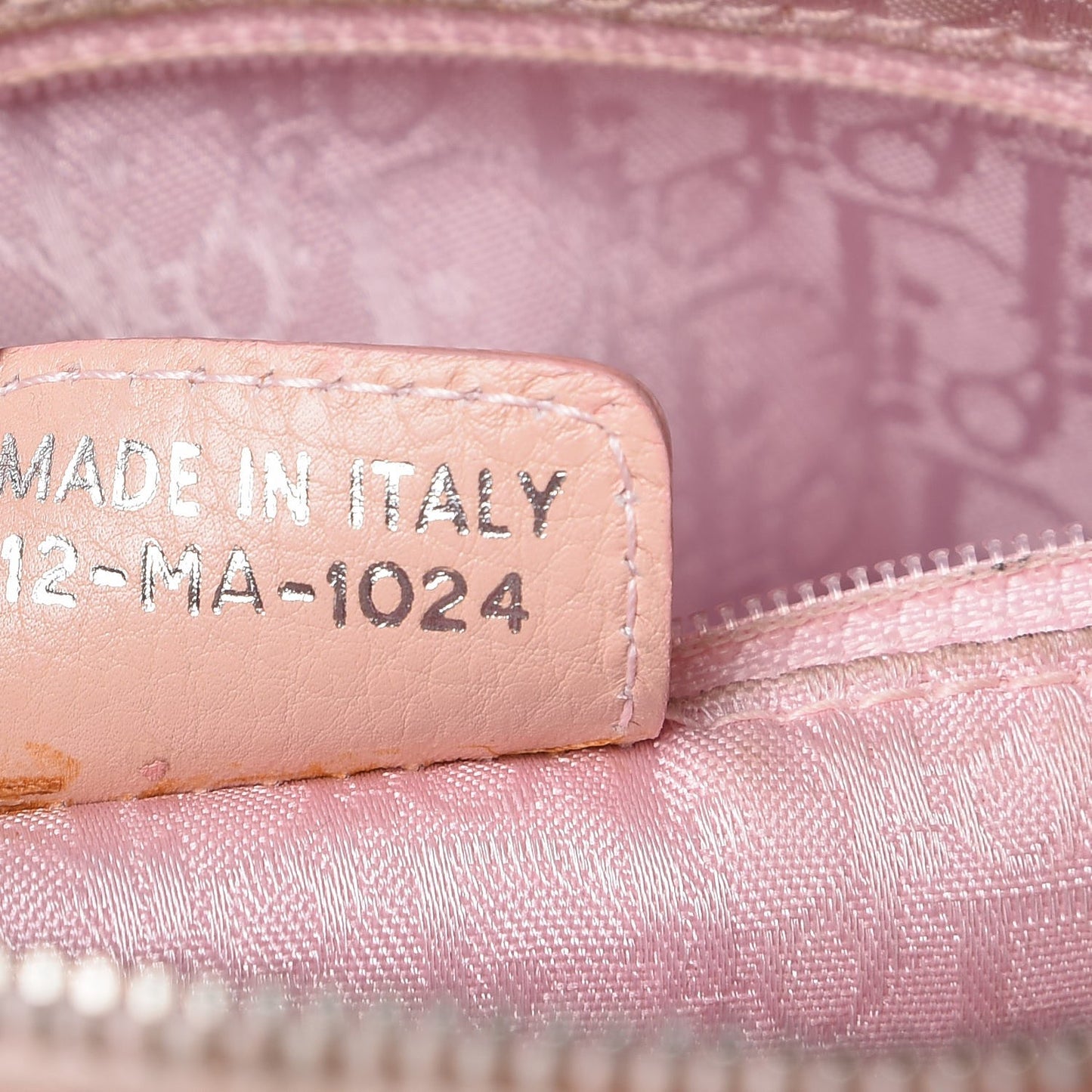 Calfskin Cannage Tote Rose Clair