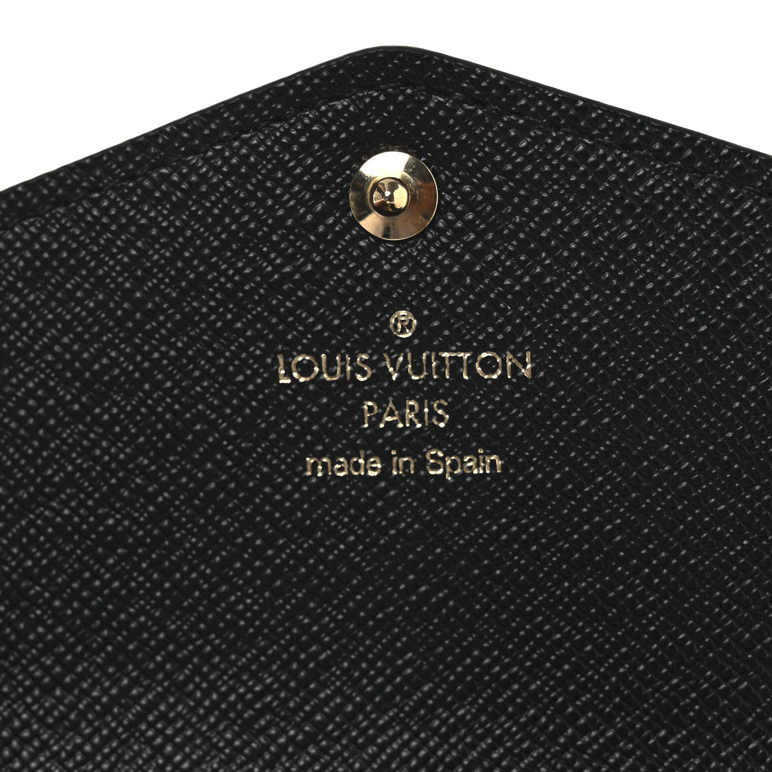 Louis Vuitton Monogram Giant Jungle Sarah Wallet Black 6 of 9