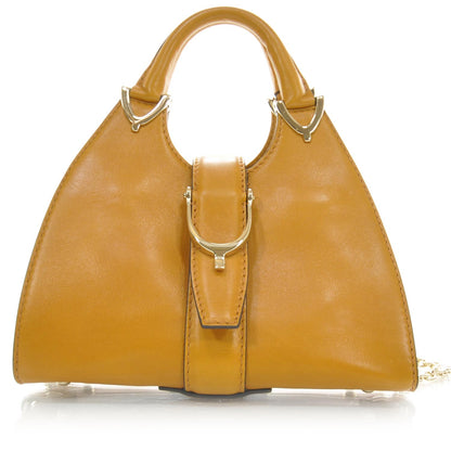 Gucci Leather Small Stirrup Top Handle Bag 1 of 8