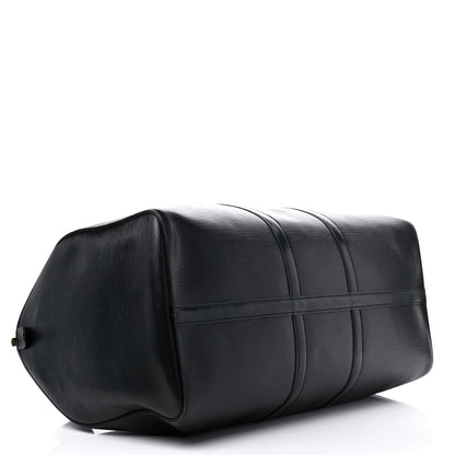 Louis Vuitton Epi Keepall 55 Black 3 of 20