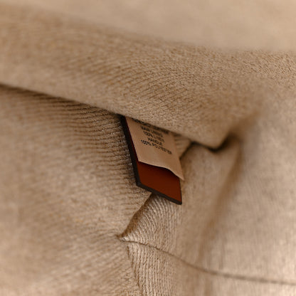 Chloe Linen Calfskin Medium Woody Ribbon Tote White Brown 7 of 13