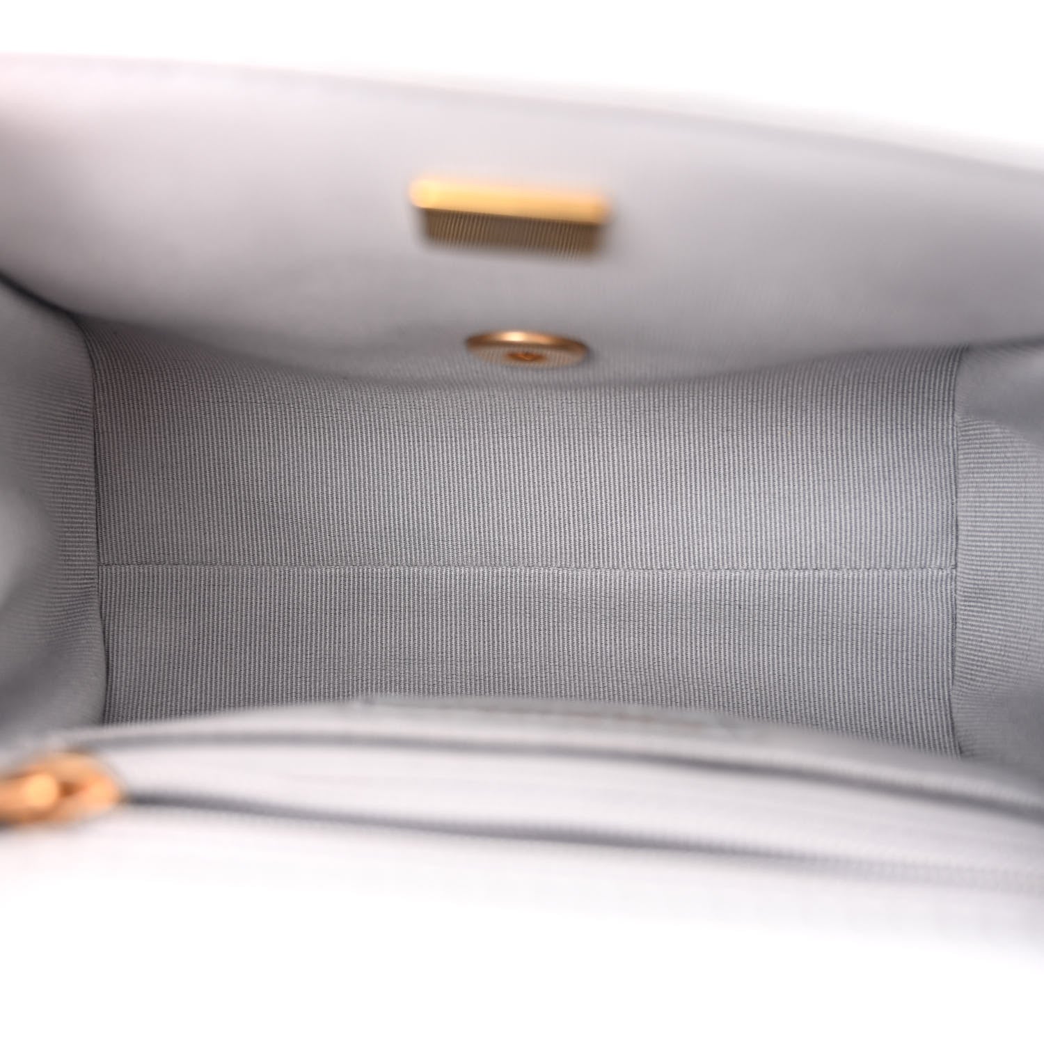 Chanel Lambskin Quilted Mini Flap Light Grey 5 of 11